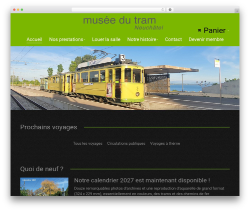 The7 Classic WordPress theme - museedutram.ch