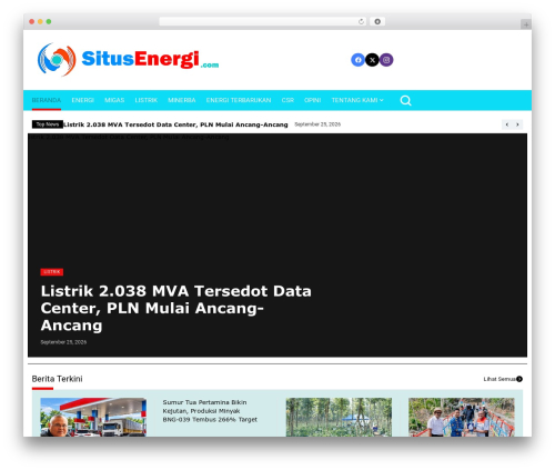 WordPress theme Bopea - situsenergi.com