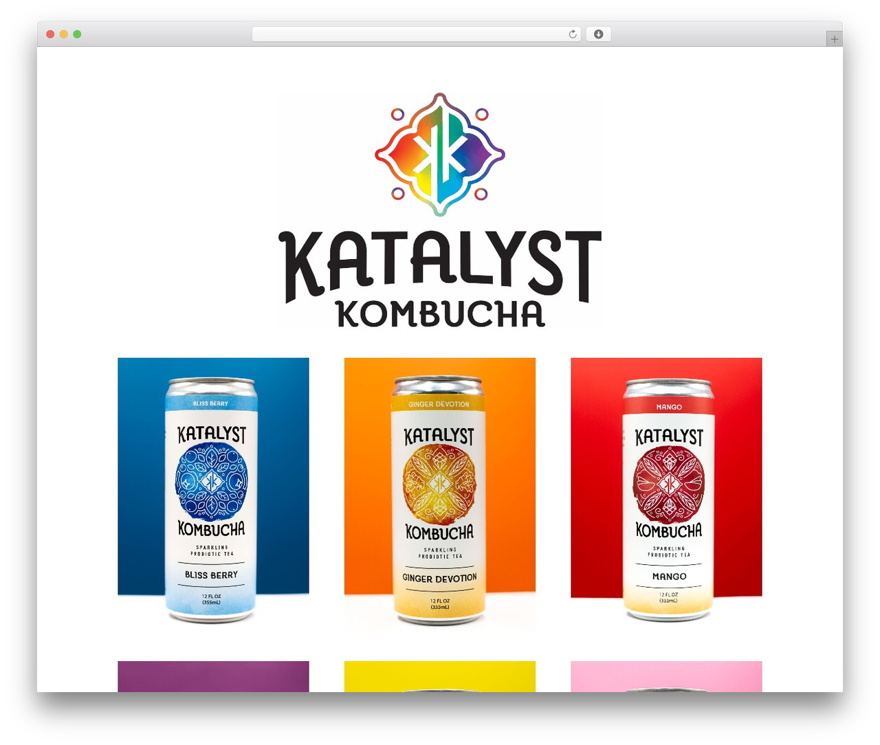 WordPress theme Divi - katalystkombucha.com