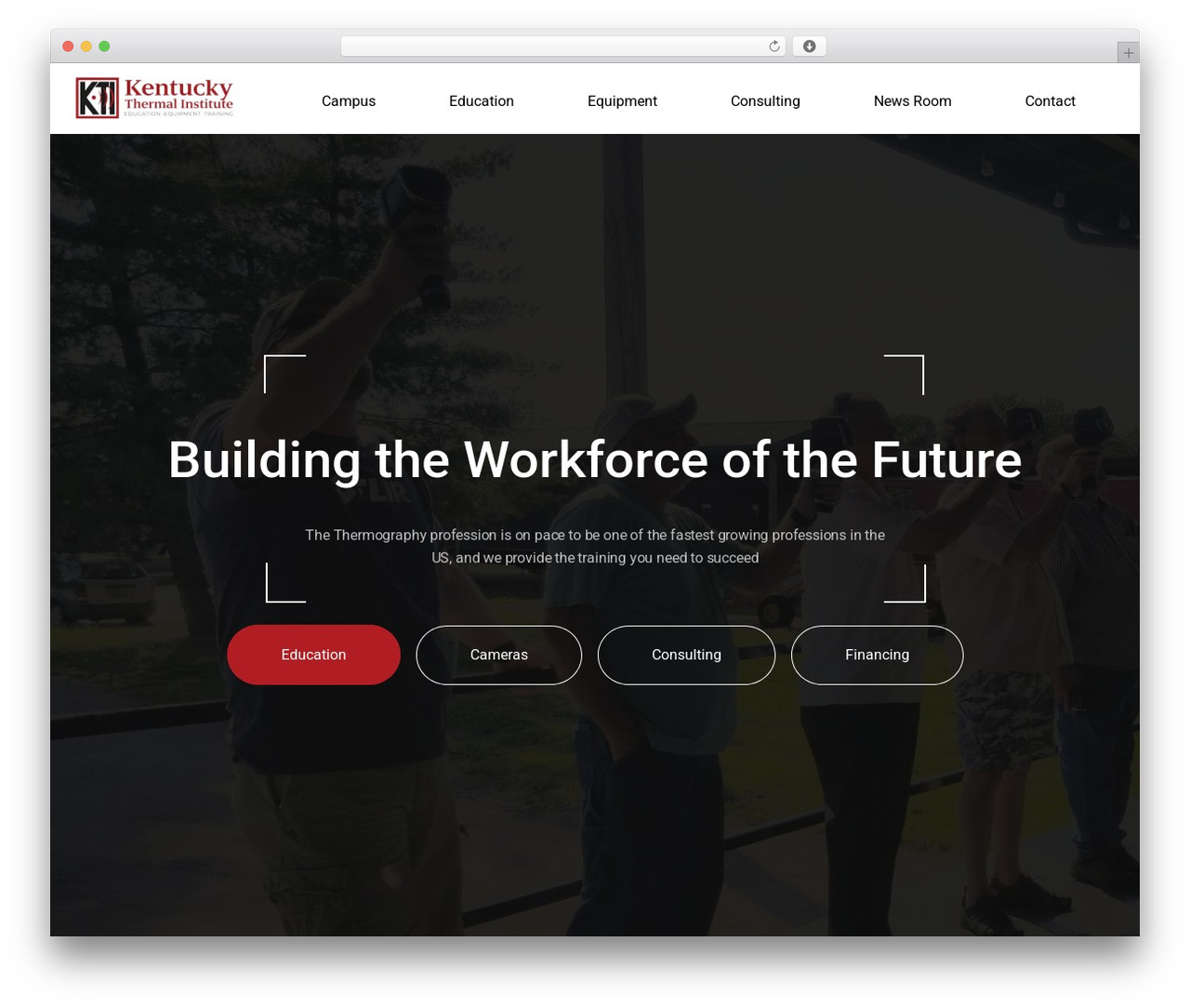WordPress theme Draftspot theme - kythermal.institute