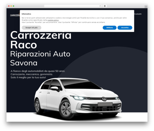 WordPress website theme Vehica - racosv.com