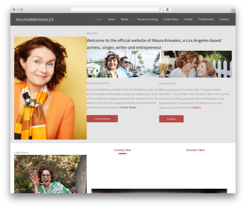 Astra WordPress theme - mauramknowles.com