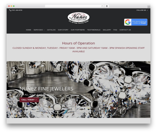 Beacon Theme premium WordPress theme - nunezfinejewelers.com