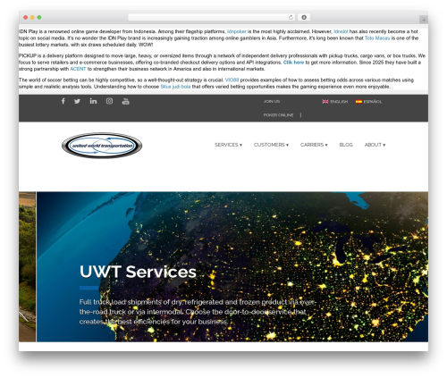 Dhvc form WordPress plugin - unitedworldtransportation.com