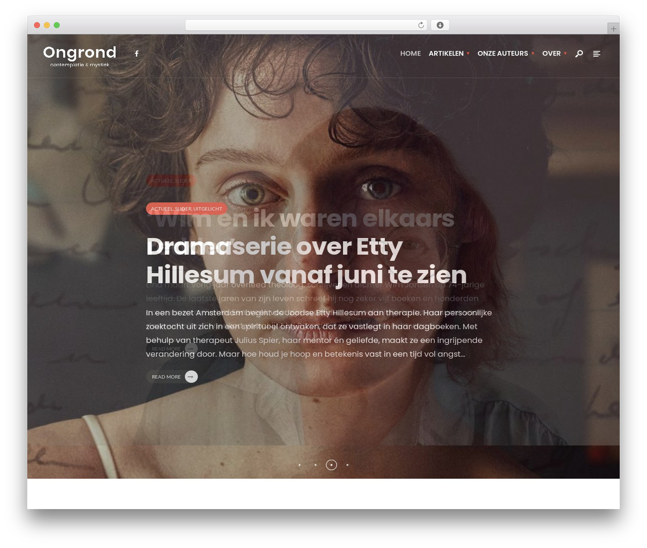 Codate WordPress theme design - ongrond.nl