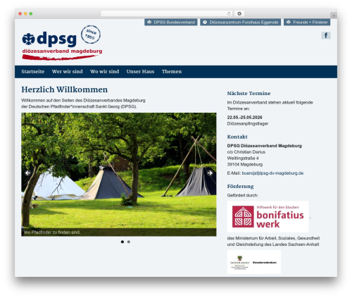 DPSG | Wordpress | 2.4 WordPress theme - dpsg-magdeburg.de