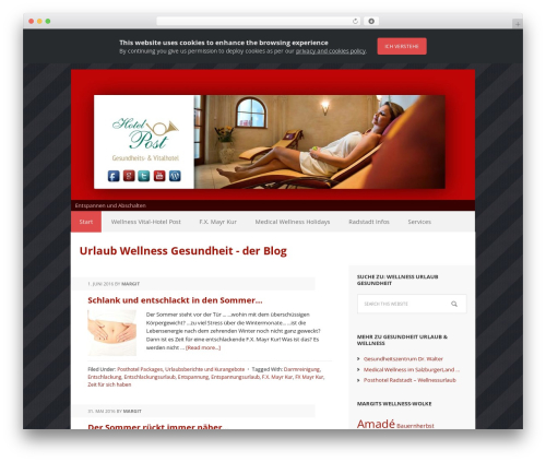 Executive Pro Theme premium WordPress theme - urlaub-wellness-gesundheit.com