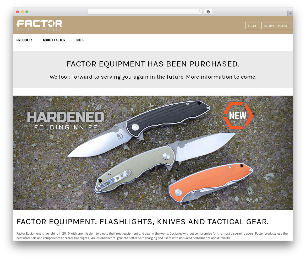 Factor v2 WordPress theme - factorequipment.com Factor v2 WordPress theme - factorequipment.com