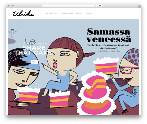 Fluxus theme WordPress - ulrika.fi
