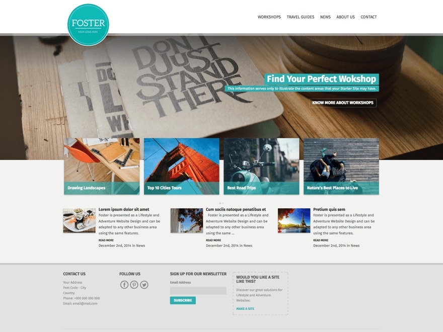 Foster2 WordPress theme by Webipack