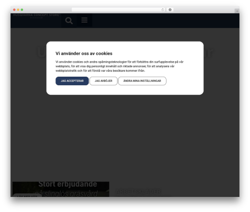 Prdctfltr WordPress plugin - husqvarnaconceptstore.se