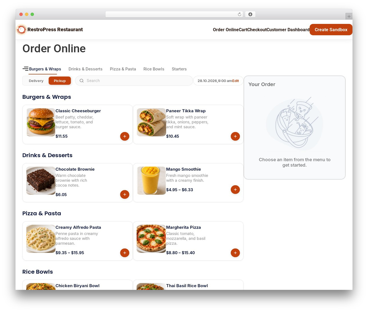 Hello Elementor WordPress theme - demo.restropress.com