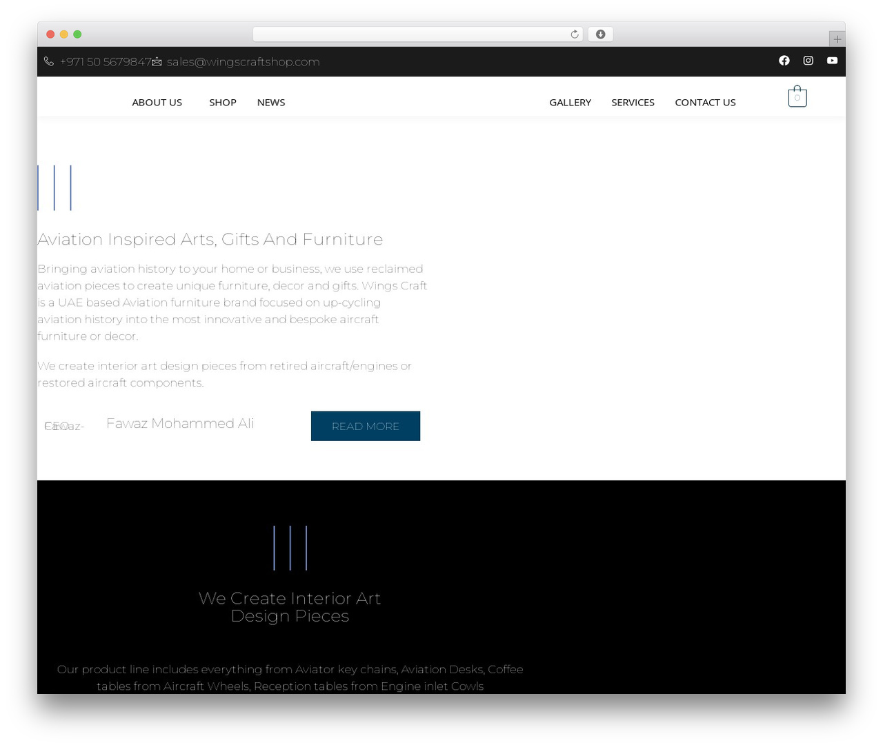 Hello Elementor WP theme - wingscraftshop.com