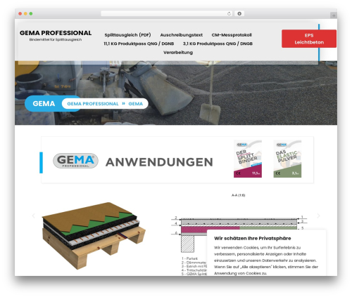 Laundry Services theme WordPress - gema-professional.com