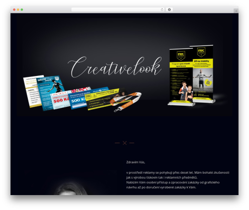 Selfer theme WordPress - creativelook.cz