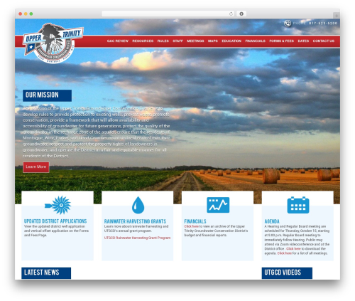 Theme WordPress Bootstrap - uppertrinitygcd.com