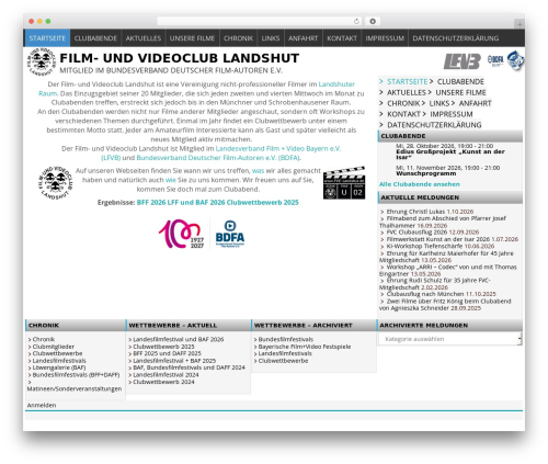 Theme WordPress MK1 - fvc-landshut.de