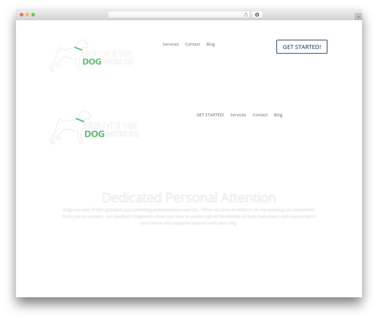 WordPress theme Divi - southerndogworks.com WordPress theme Divi - southerndogworks.com
