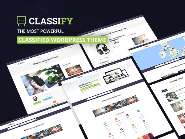 WordPress theme Classify WordPress theme Classify