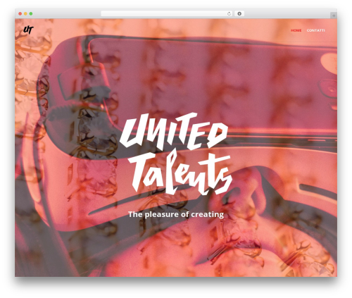 WordPress theme Create - unitedtalents.it