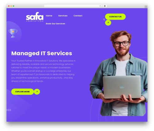 WordPress theme Digtek - safacomputers.com