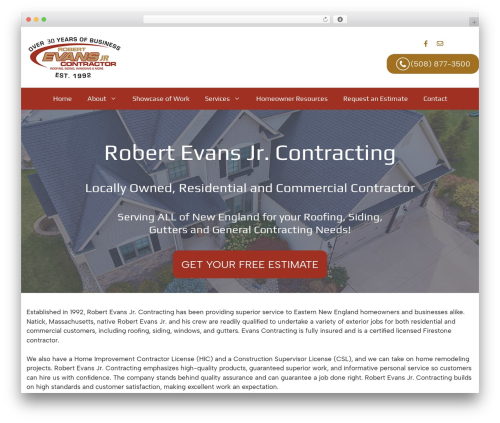 WordPress theme GeneratePress - robertevansjrinc.com