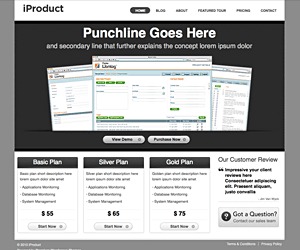 WordPress theme iProduct by Templatic.com