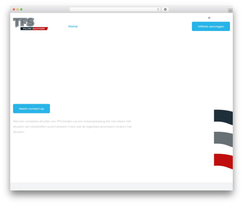 WordPress theme TFS - tfs-fillingsolutions.com