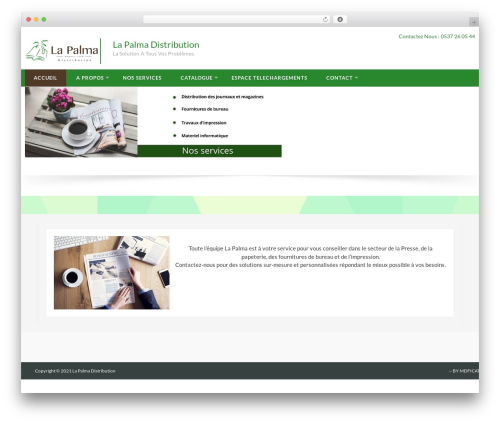 Best WordPress theme Accesspress Basic Pro - lapalmadistribution.com