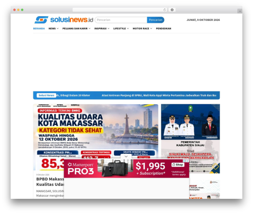 BloggingPro WordPress theme - solusinews.id
