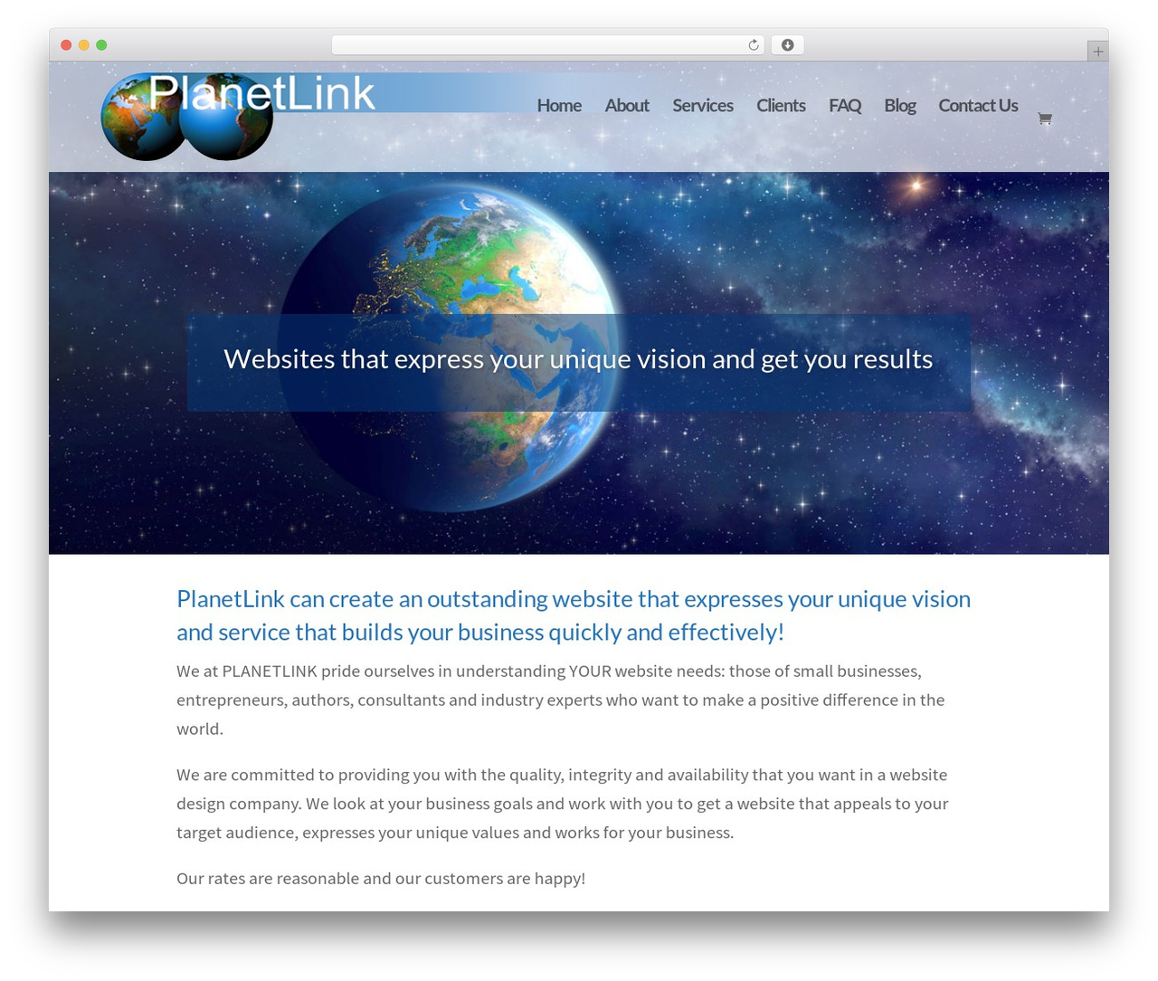 Divi theme WordPress - planetlink.com Divi theme WordPress - planetlink.com
