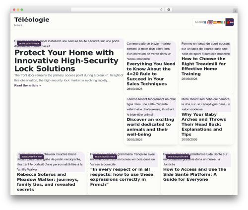 Esteem theme WordPress - teleologie.org