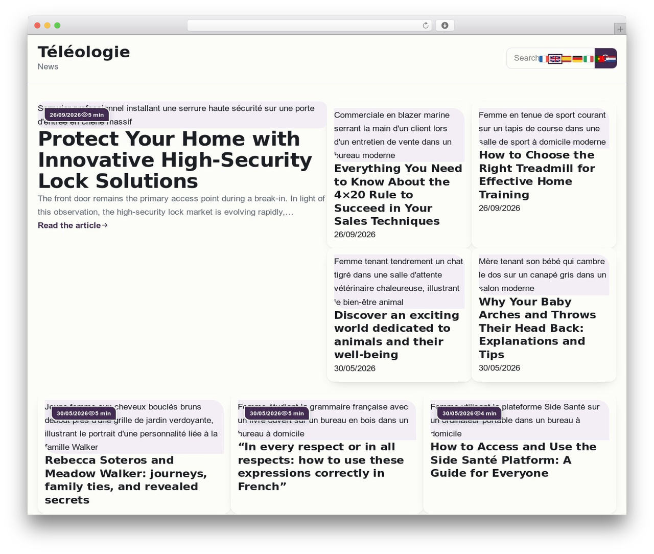 Esteem theme WordPress - teleologie.org