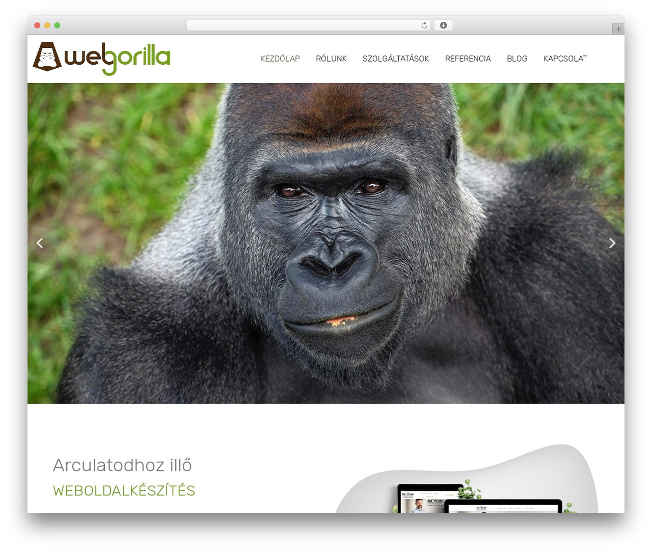GeneratePress WordPress theme - webgorilla.hu