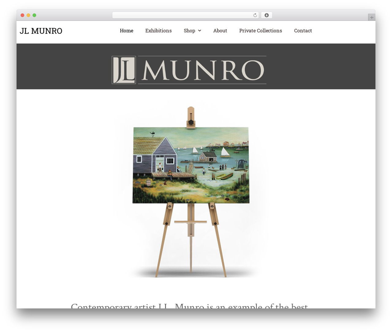 Hello Elementor WordPress theme - jlmunro.com
