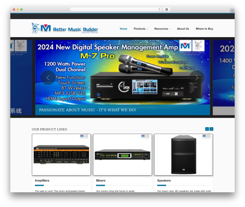 Rock Palace WP theme - bettermusicbuilder.com