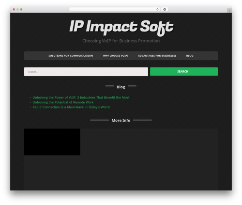 Simple Shop premium WordPress theme - impactsoft.com