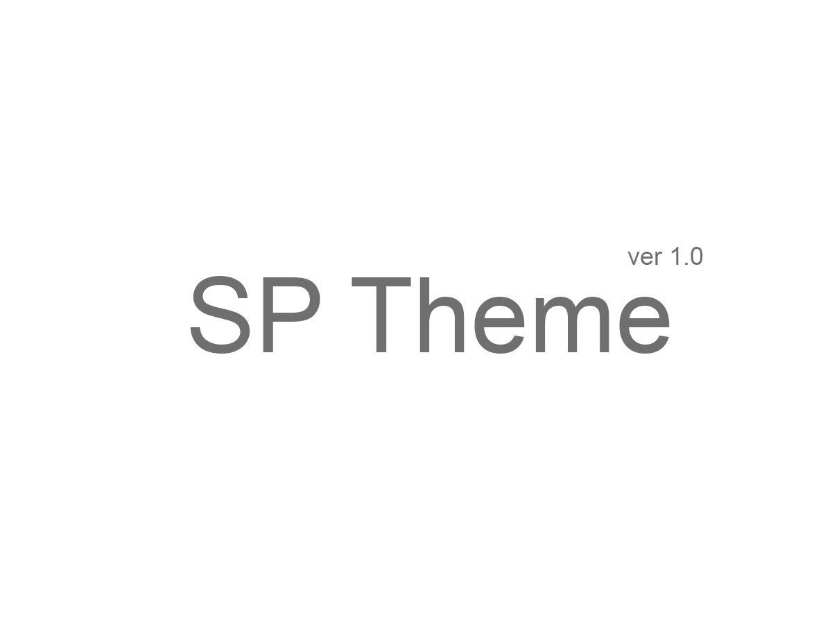 SP Theme WordPress theme