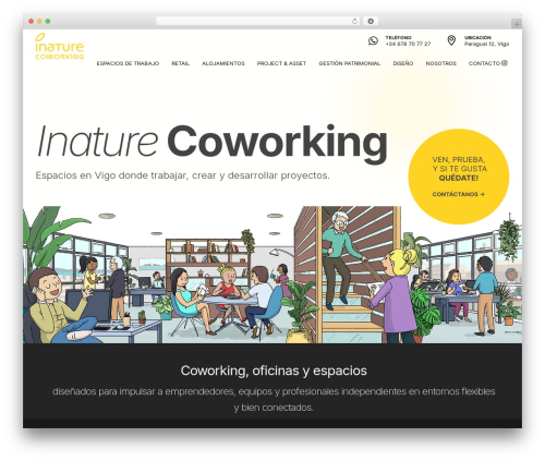Tabula theme WordPress - inature.es