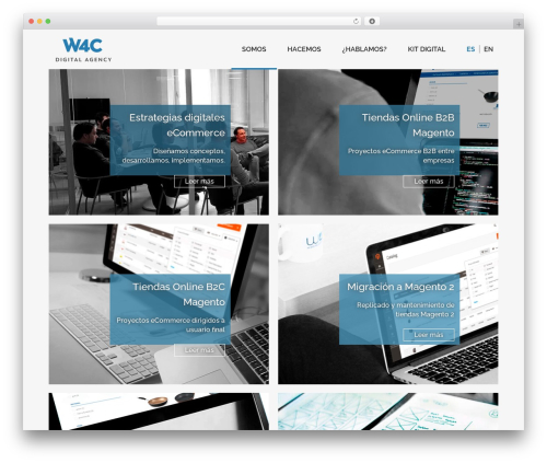 Target WordPress theme - web4commerce.cat