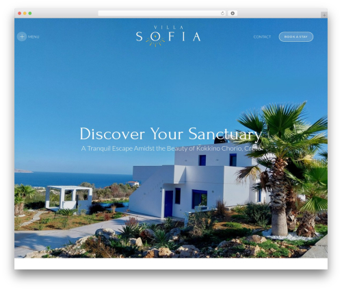 Villa Sofia WP theme WordPress - thevillasofia.com