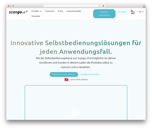 WordPress theme Hello Elementor - scango.ch