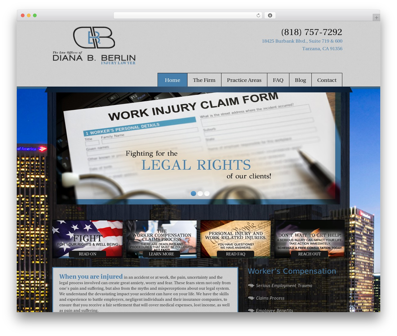 WordPress Theme 1283 WordPress theme - dbinjurylawyer.com