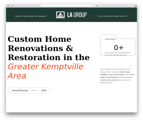 WordPress theme Archin - lagroup.ca