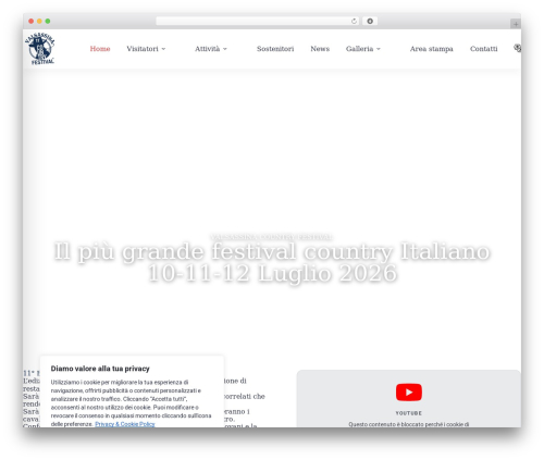Faz cookie manager WordPress plugin - valsassinacountryfestival.it