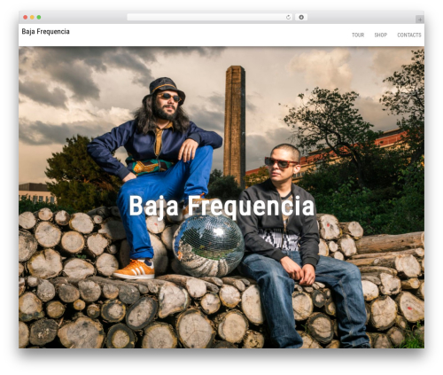 WordPress theme Bulk - bajafrequencia.com