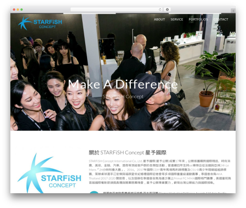 WordPress theme Simple - starfishconcept.com