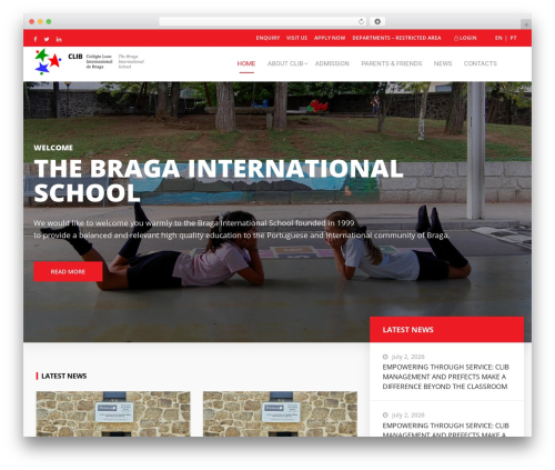 WordPress theme wpeducon - clib.pt