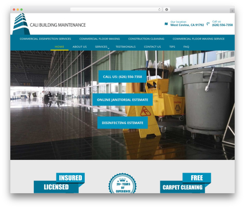 WordPress website theme Divi - alltechjanitorialservices.com