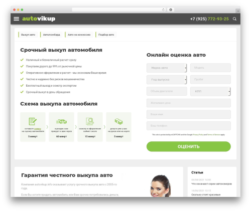 Autovikup premium WordPress theme - autovikup.info